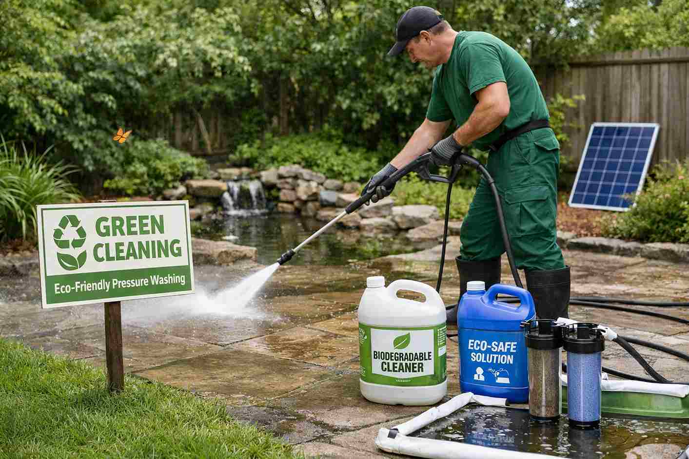 Can Pressure Washing Be Environmentally Friendly - Clearvue Exterior Cleaning Services