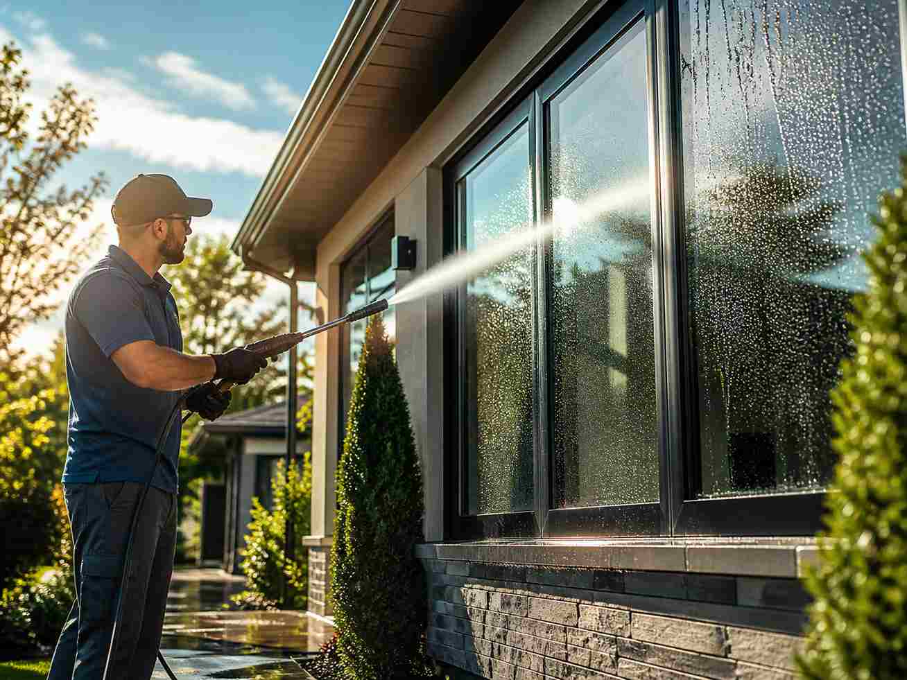 Can I Pressure Wash Windows - Clearvue Exterior Cleaning Services