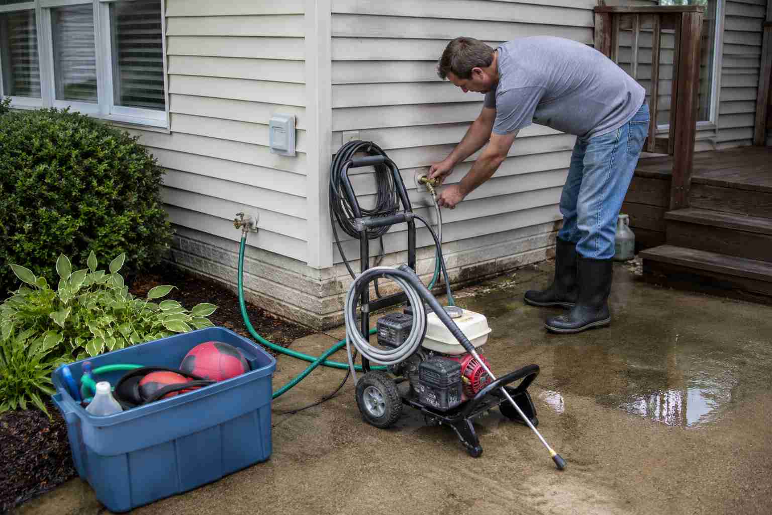 How Do I Prepare My Home for Pressure Washing - Clearvue Exterior Cleaning Services