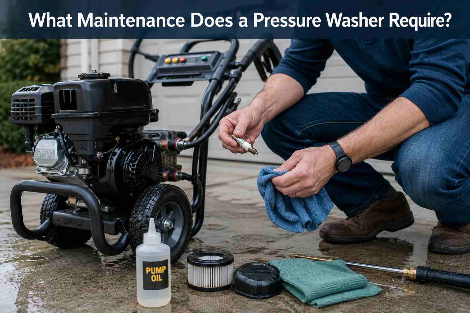 What Maintenance Does a Pressure Washer Require - Clearvue Exterior Cleaning Services